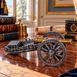 Cañón de Napoleón en Miniatura, Sistema Gribeauval – Francia 1806, 17 cm