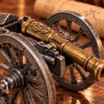 Canon miniature Napoléon, système Gribeauval – France 1806, 17 cm - 3