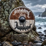 Escudo Vikingo Drakkar – Flota de los Conquistadores - 1