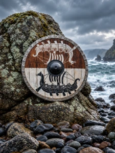 Escudo Vikingo Drakkar – Flota de los Conquistadores