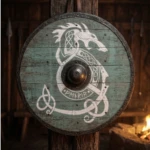 Escudo Vikingo Fenrir – La Leyenda del Lobo Gigante - 1