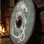 Escudo Vikingo Fenrir – La Leyenda del Lobo Gigante - 3