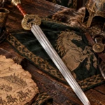 Espada del Rey de los Rohirrim con placa mural - 2