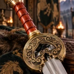 Espada del Rey de los Rohirrim con placa mural - 3