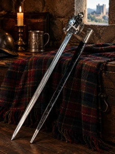 Espada Jacobita con Guarda de Cesta Dorada