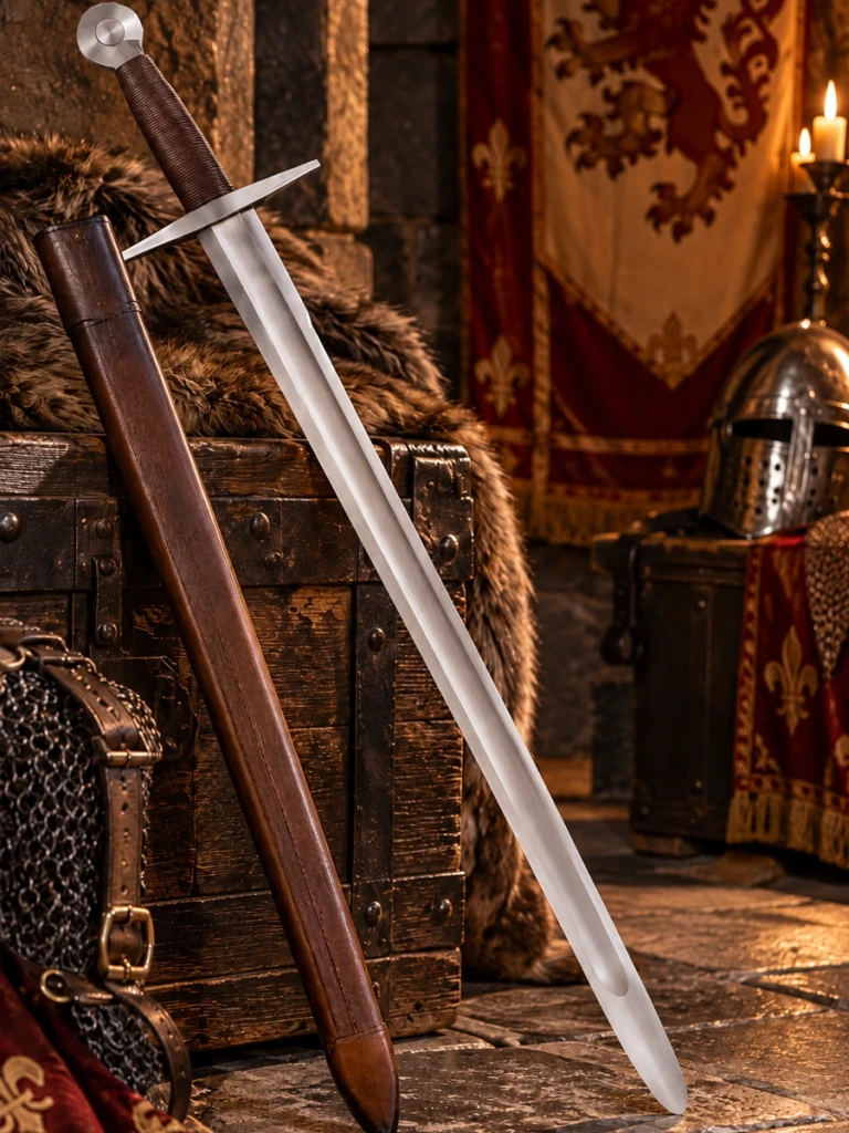 Espada Medieval de Combate «Guillermo el Mariscal» del Siglo XII - 1