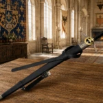 Espada medieval fantástica de 125 cm con vaina y correaje - 1