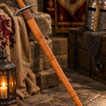 Espada Medieval Tipo XV del Siglo XIV con Pomo de Rueda y Cruceta Curva - 2