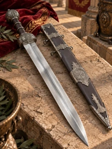 Gladio Romano de 80 cm con Vaina de Medallón