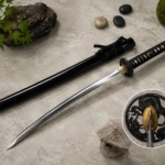 Katana Japonesa de Acero 1065 con Tsuba de Dragón – Hoja de 76 cm - 1