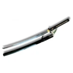 Katana Japonesa Kobuse Negra de Doble Acero – Hoja Laminada - 2