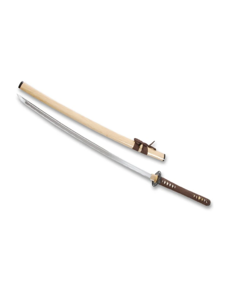 Katana japonais Maru bois naturel - Sans coffret - 1