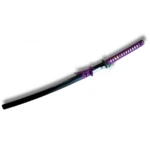 Katana Japonesa Maru Violeta 1060 - Hoja Ondulante Real - 3