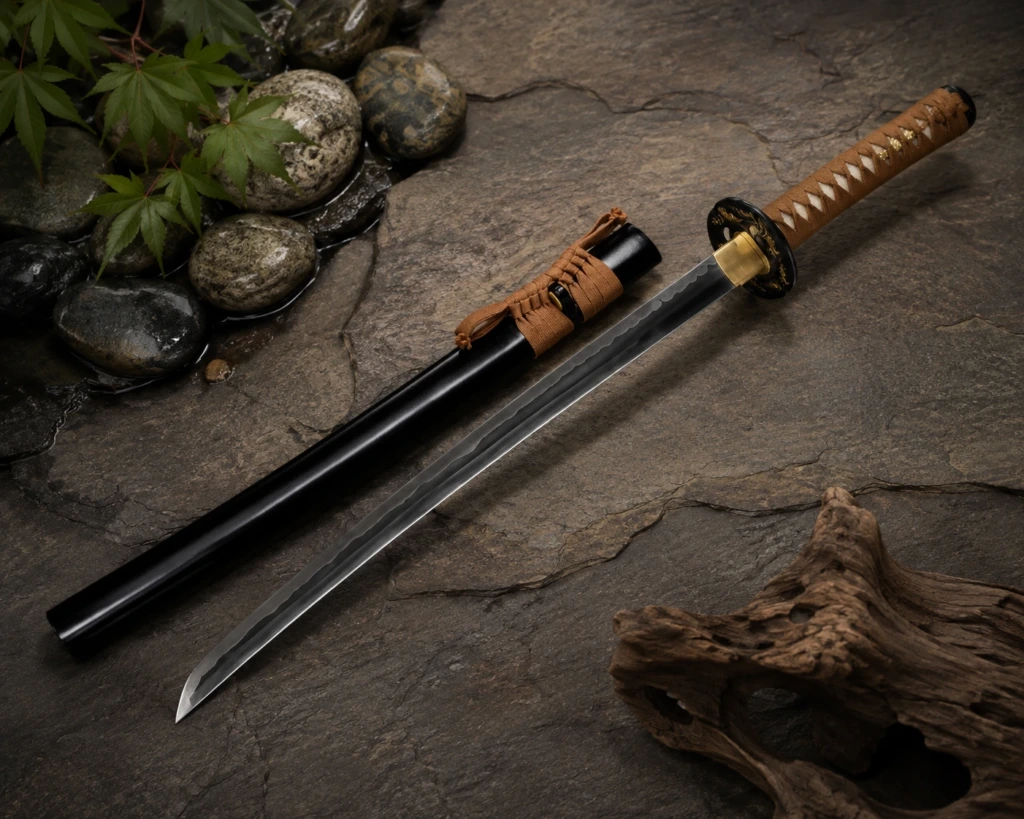 Katana Japonesa Shihozume de Acero Laminado – Hoja de 76 cm - 1