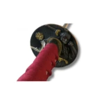 Katana Japonesa Shihozume Roja con Hoja de Acero Laminado – Guarda de Demonio Guerrero - 4