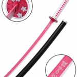 Katana Nichirin Rosa de Kanao Tsuyuri – Demon Slayer (Sin Filo) - 2