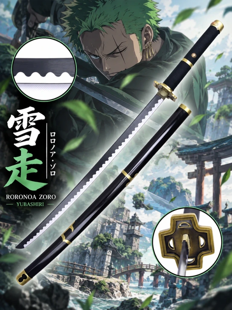 Katana Yubashiri de Roronoa Zoro – One Piece (Sin Filo) - 1