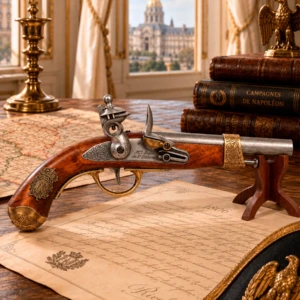 Pistola de Chispa de Napoleón – Saint-Étienne, Francia 1806