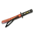 Tantō Japonés Rojo y Oro con Hoja Violeta – Acero 1045 - 4