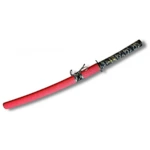 Wakizashi Japonés Forjado 1045 Rojo - Flor de Cerezo - 4