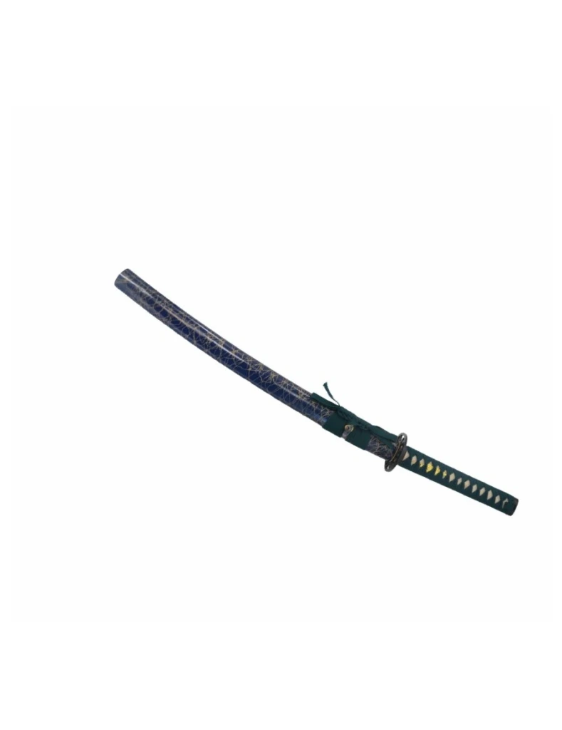 Wakizashi Japonés Forjado 1050 Verde - 1