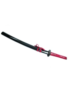 Wakizashi Japonés Maru Mango Rojo
