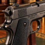 Pistola 1911 negra calibre .45 USA (igual que la P1227), no desmontable. - 3
