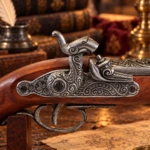 Pistola de percusión de Brescia (Italia), 1825 - 3