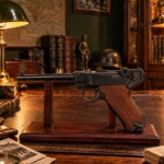 Pistola Luger P08 Parabellum con culata de madera, 30 cm - 1