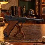 Pistola Luger P08 Parabellum con culata de madera, 30 cm - 2